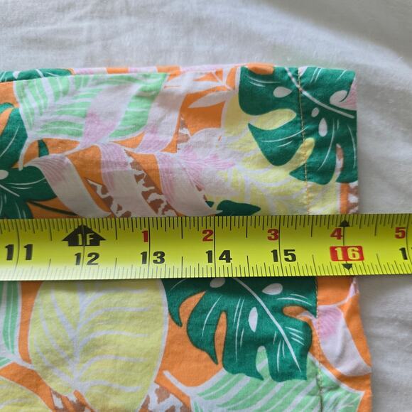 Janie and Jack Boys Hawaiian Button Up Shirt Size 3 Short Sleeve Tropical - Picture 6 of 6